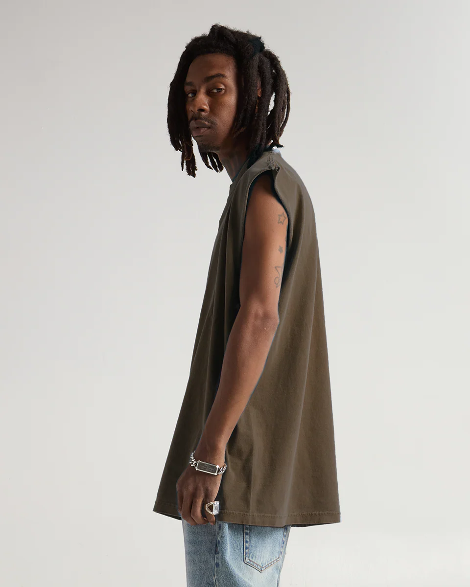 7.5oz Garment Dye Muscle Tee - Image 11