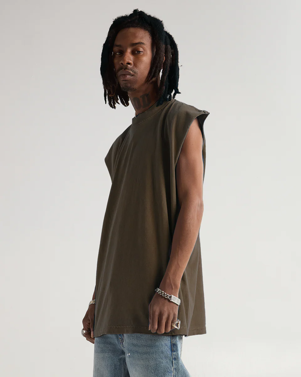 7.5oz Garment Dye Muscle Tee - Image 12
