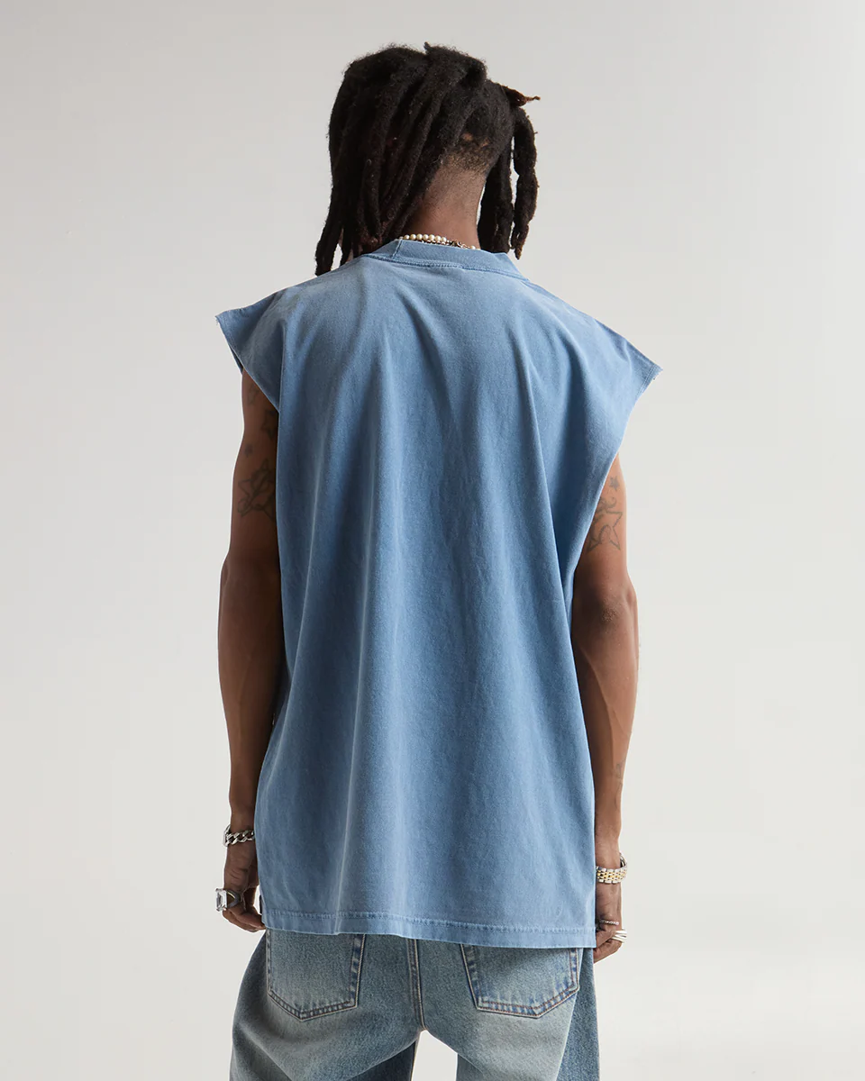 7.5oz Garment Dye Muscle Tee - Image 6