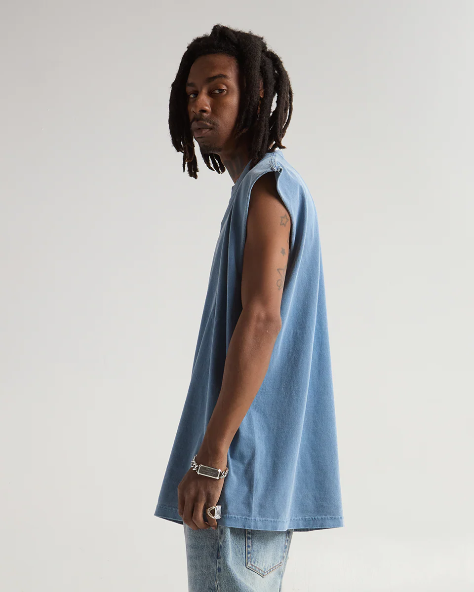 7.5oz Garment Dye Muscle Tee - Image 7