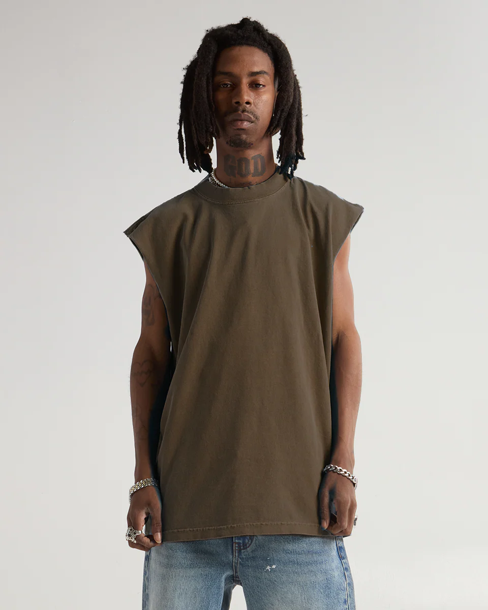 7.5oz Garment Dye Muscle Tee - Image 9