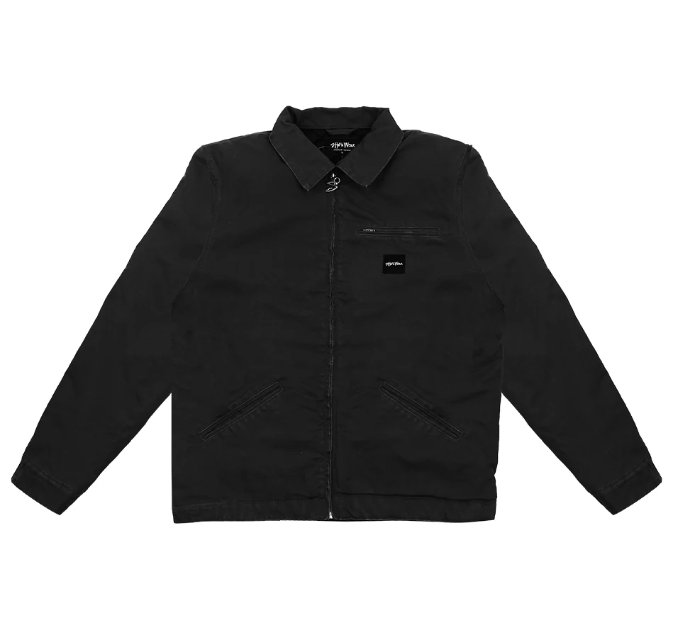 Aged Canvas Work Jacket - Image 13