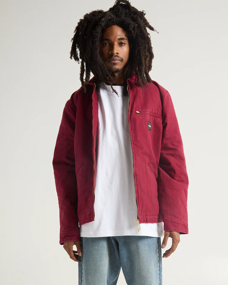 Aged Canvas Work Jacket - Image 5