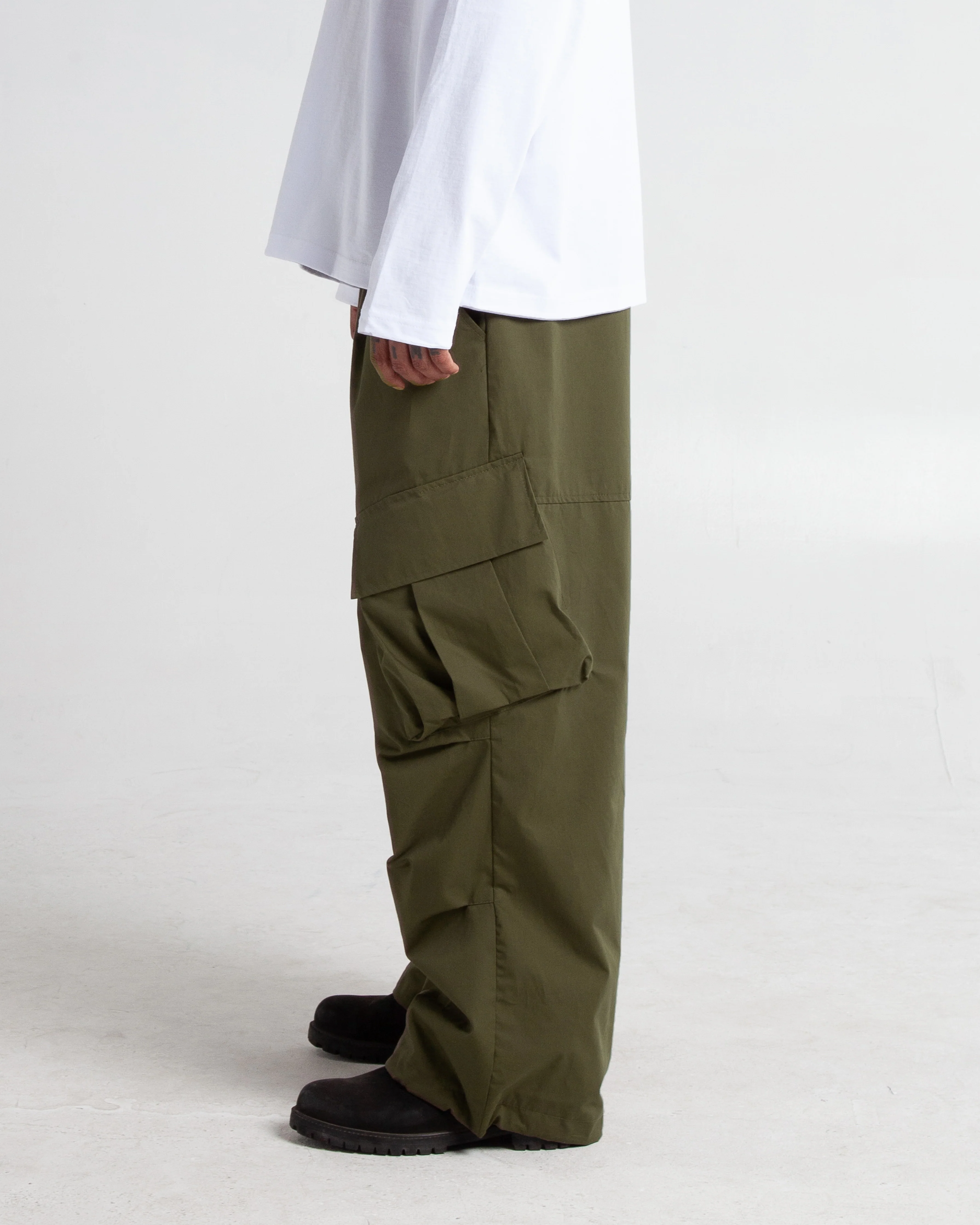 Baggy Twill Cargo Pants - Image 8