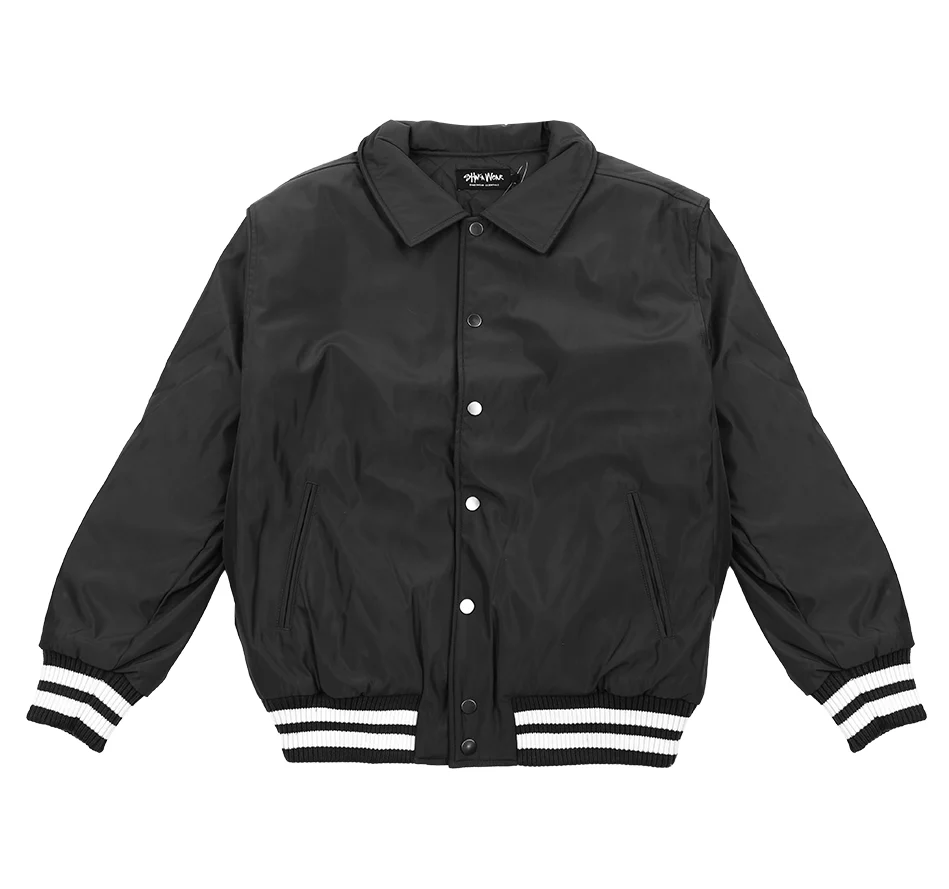 Collared Varsity Bomber Jacket - Image 11