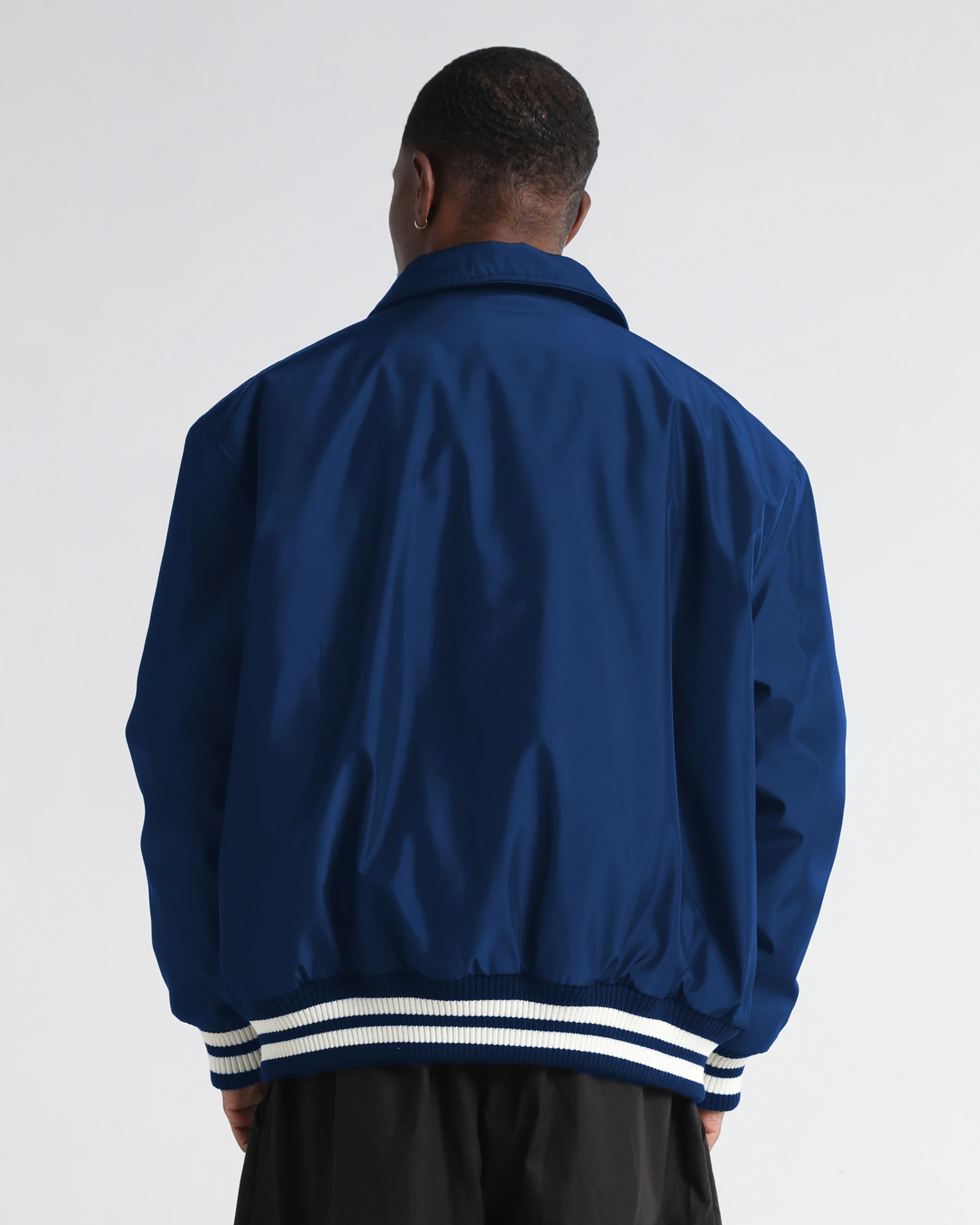 Collared Varsity Bomber Jacket - Image 3