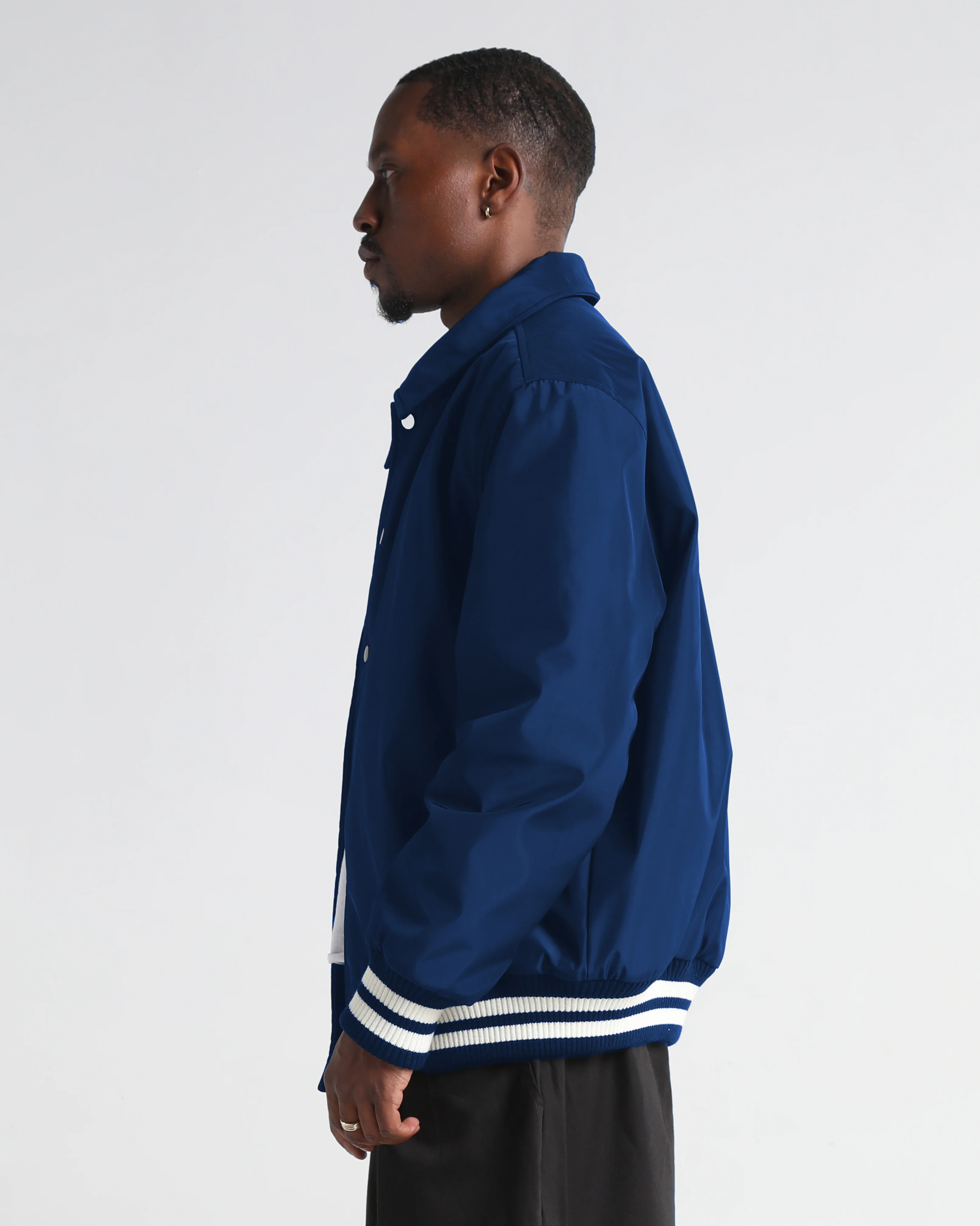 Collared Varsity Bomber Jacket - Image 4
