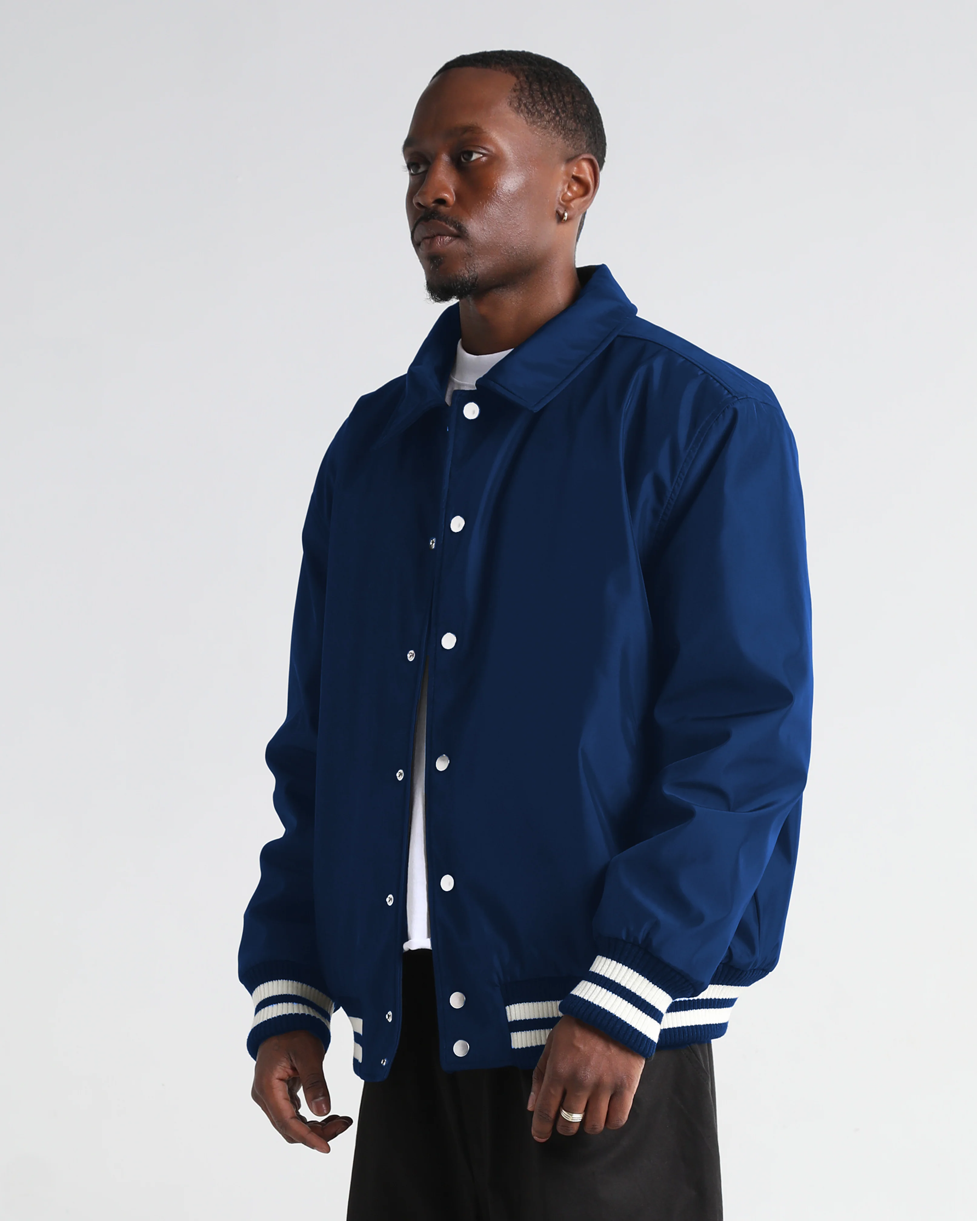 Collared Varsity Bomber Jacket - Image 5