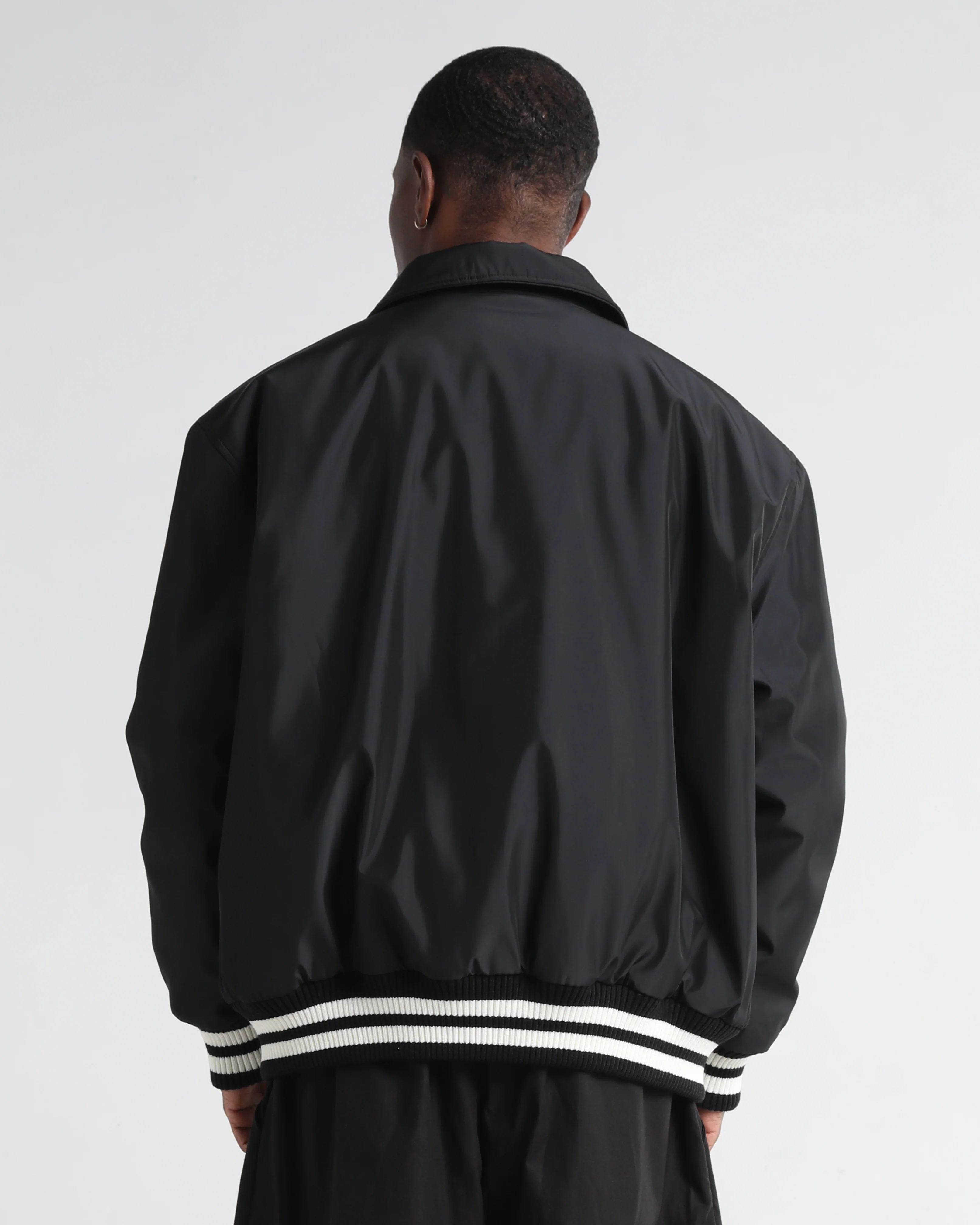Collared Varsity Bomber Jacket - Image 7