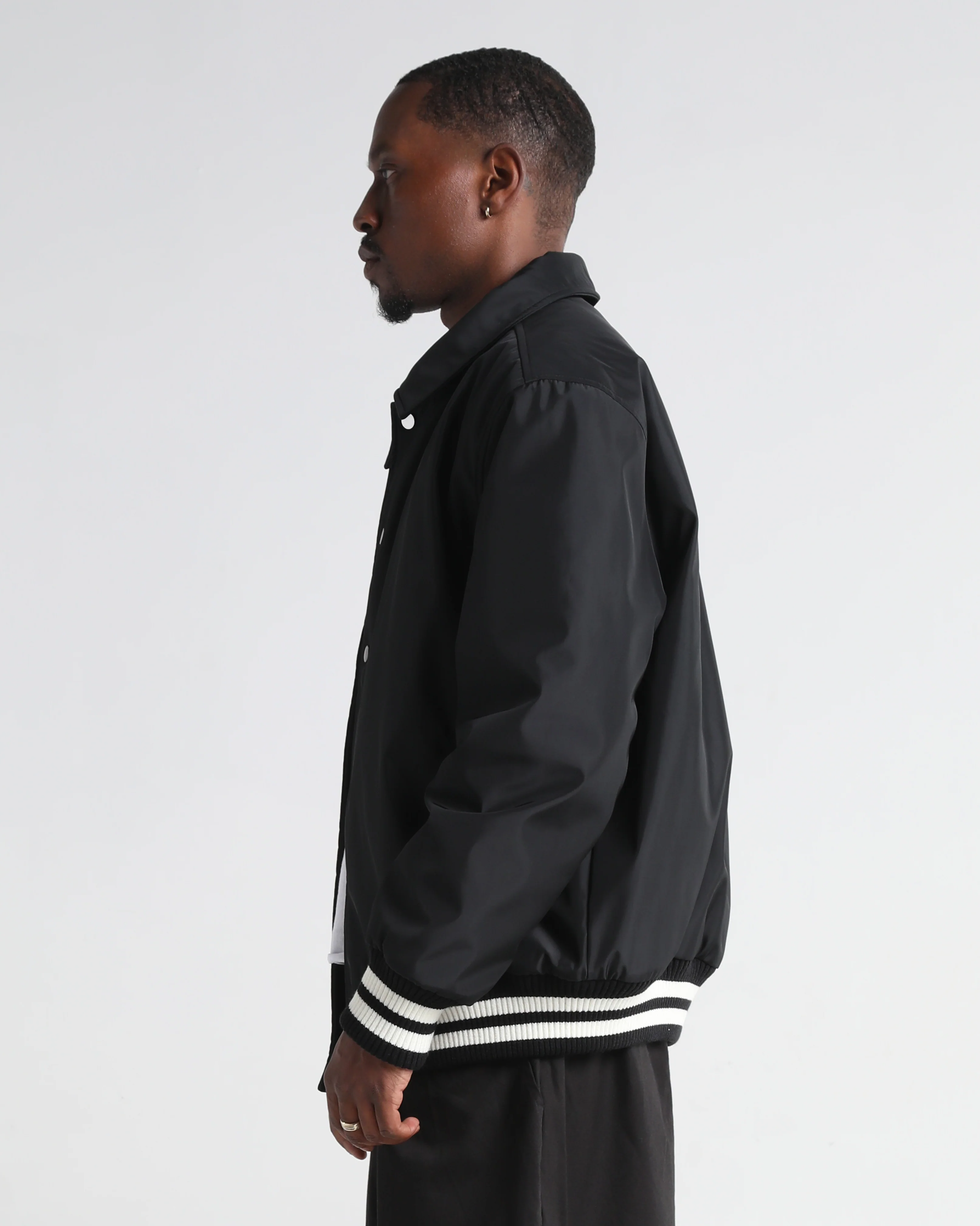Collared Varsity Bomber Jacket - Image 8