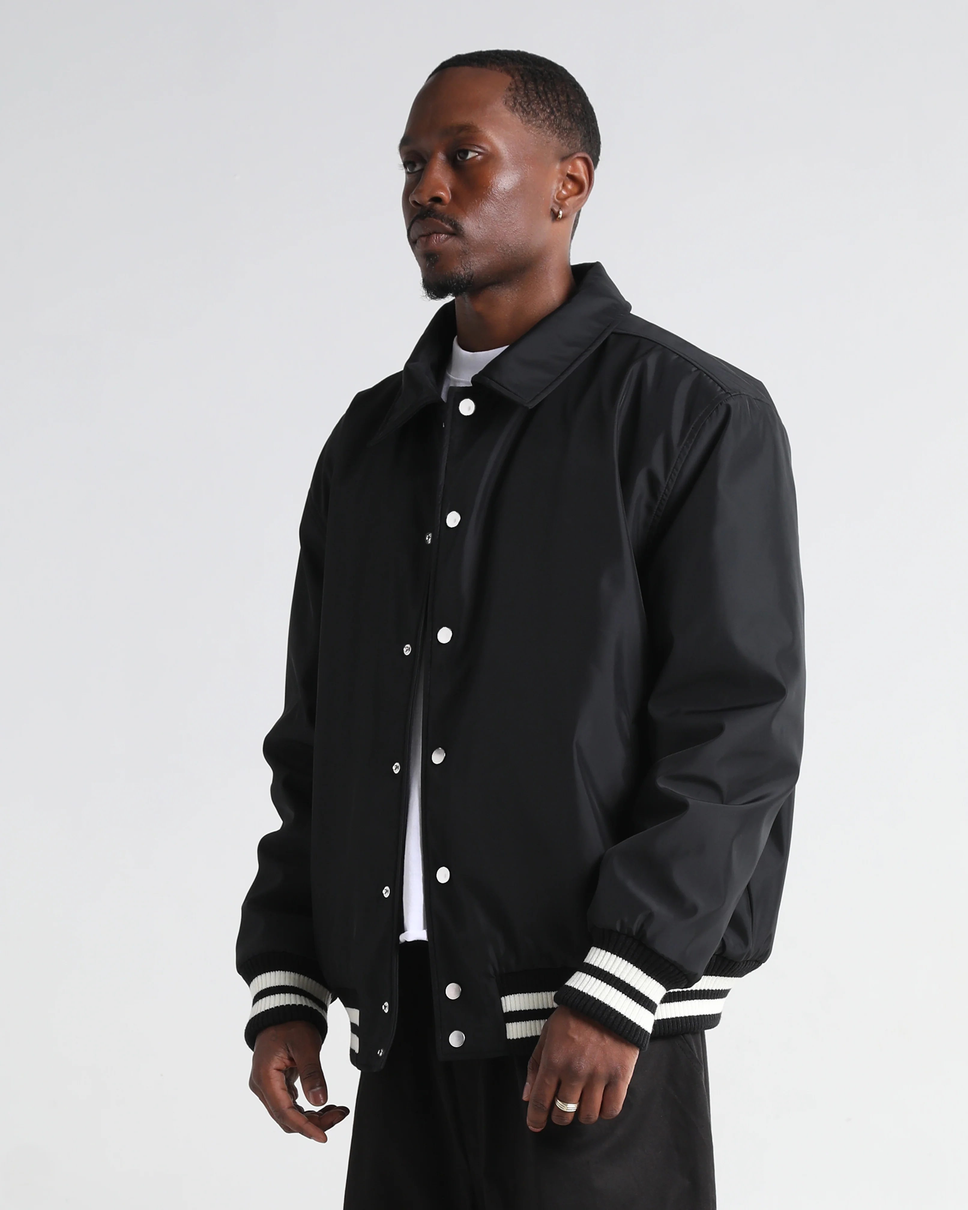 Collared Varsity Bomber Jacket - Image 9