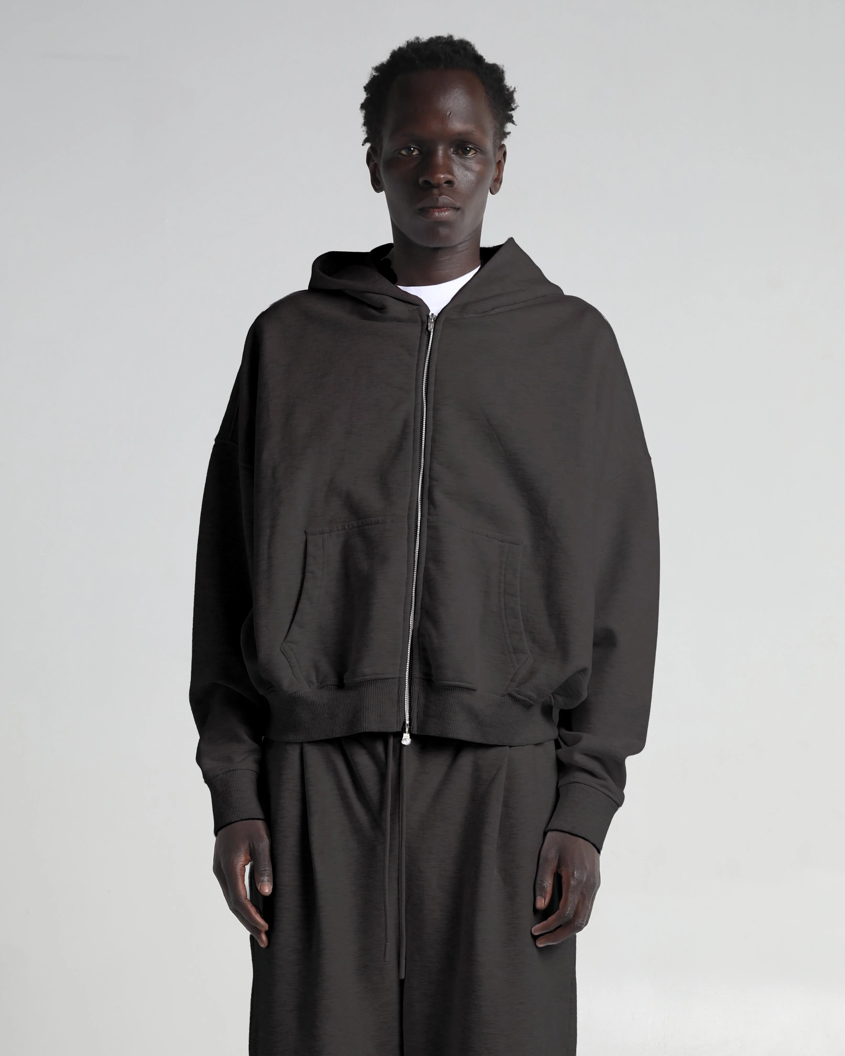 Cropped Zip Hoodie - Image 10