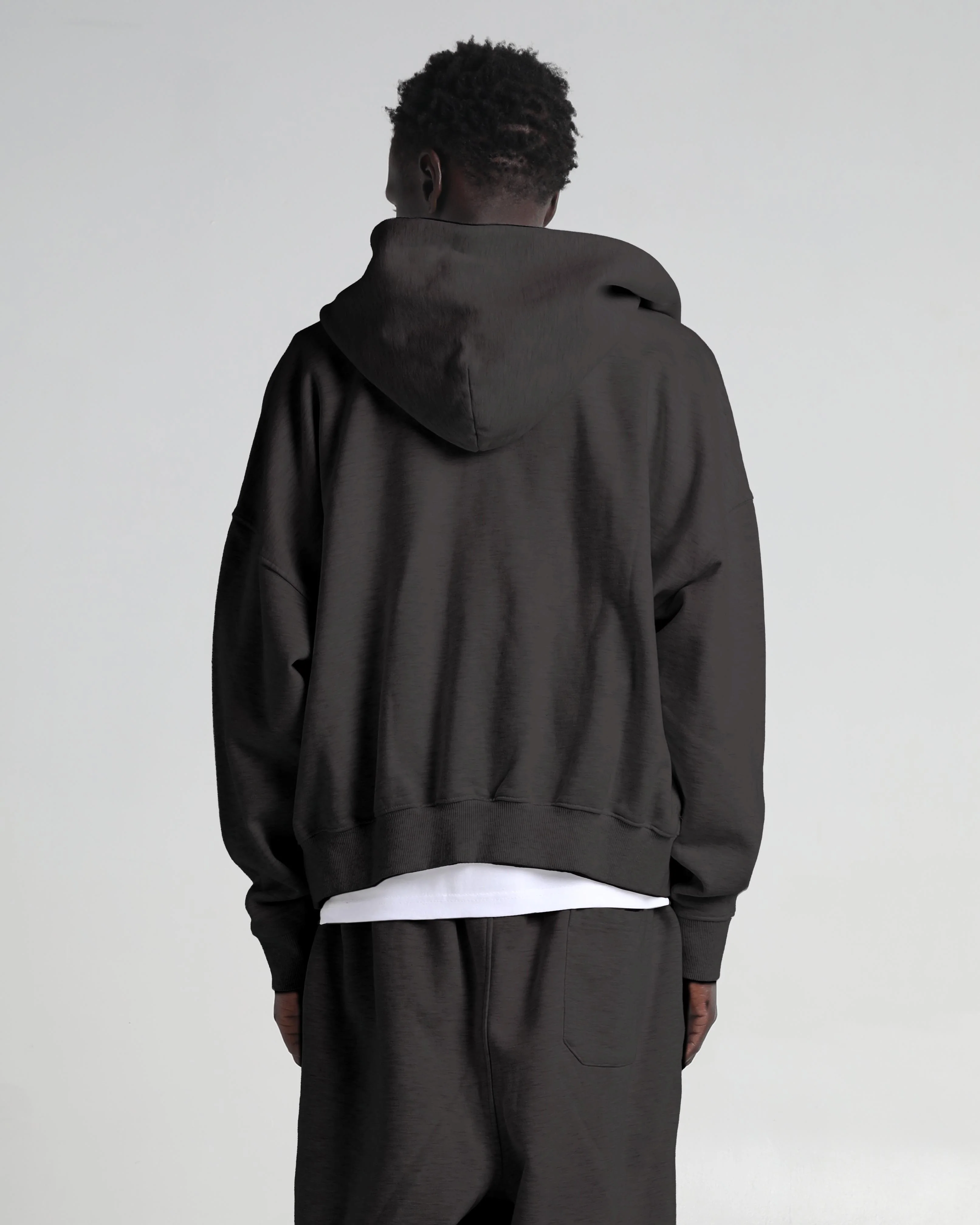 Cropped Zip Hoodie - Image 11