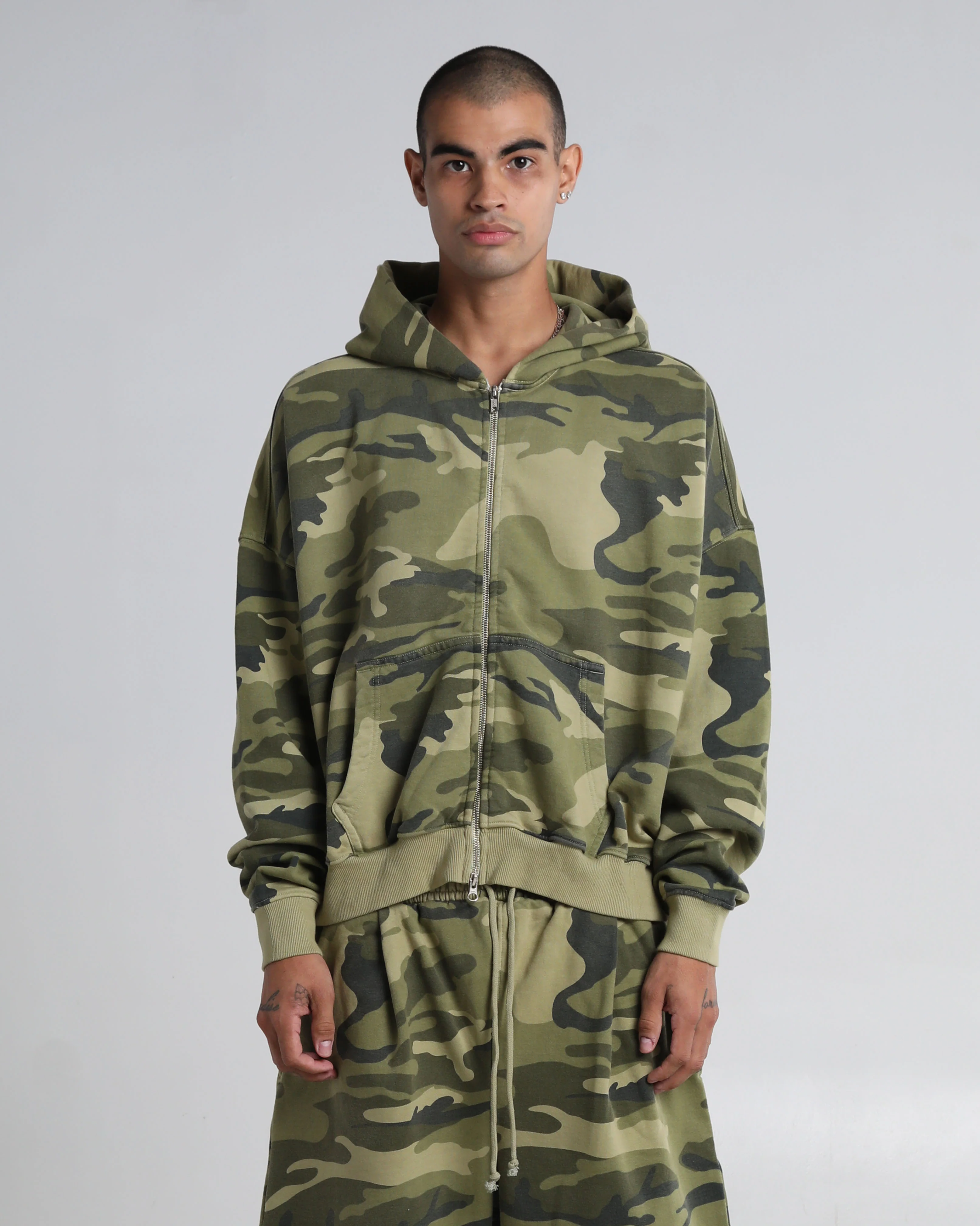 Cropped Zip Hoodie - Image 14