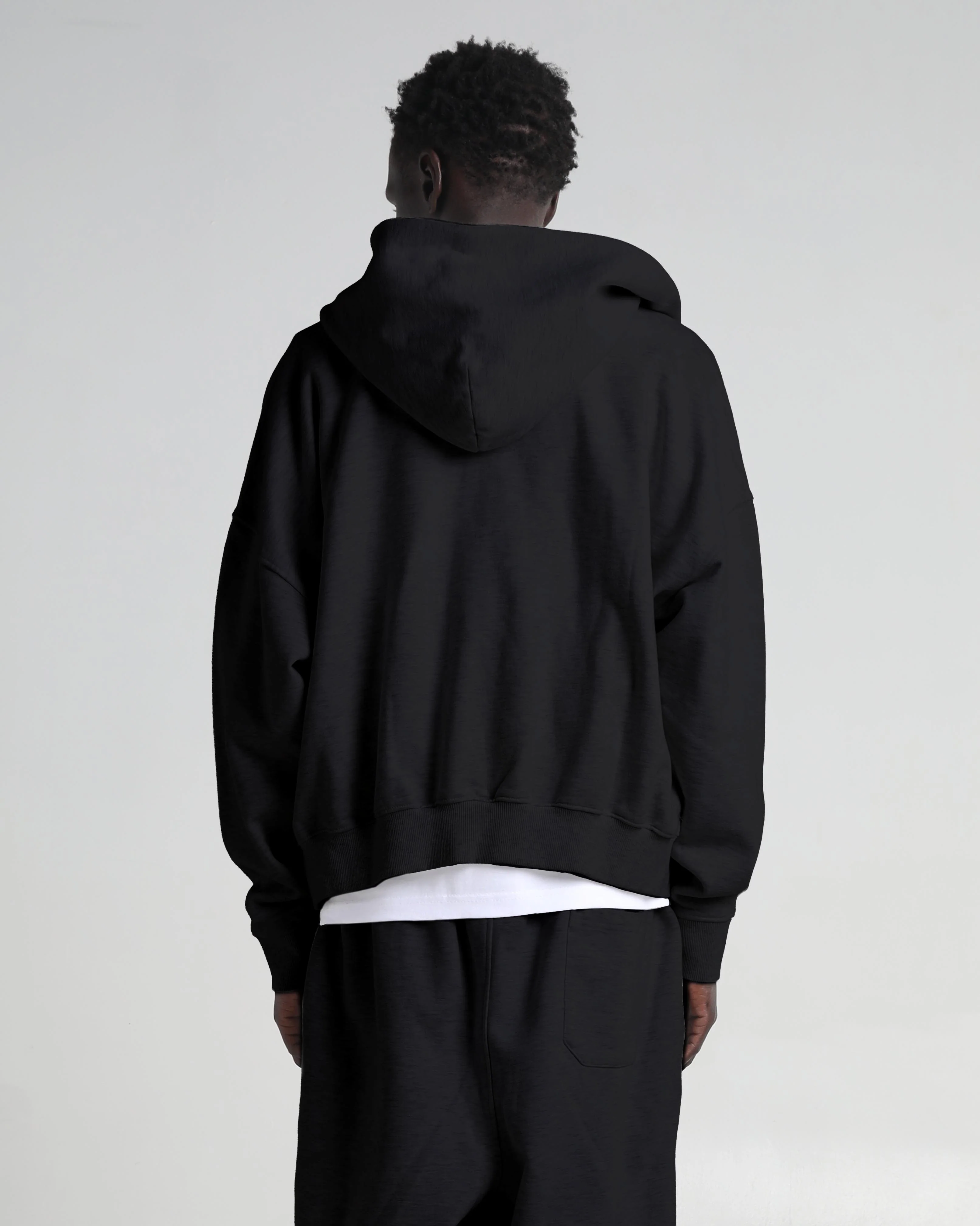 Cropped Zip Hoodie - Image 7