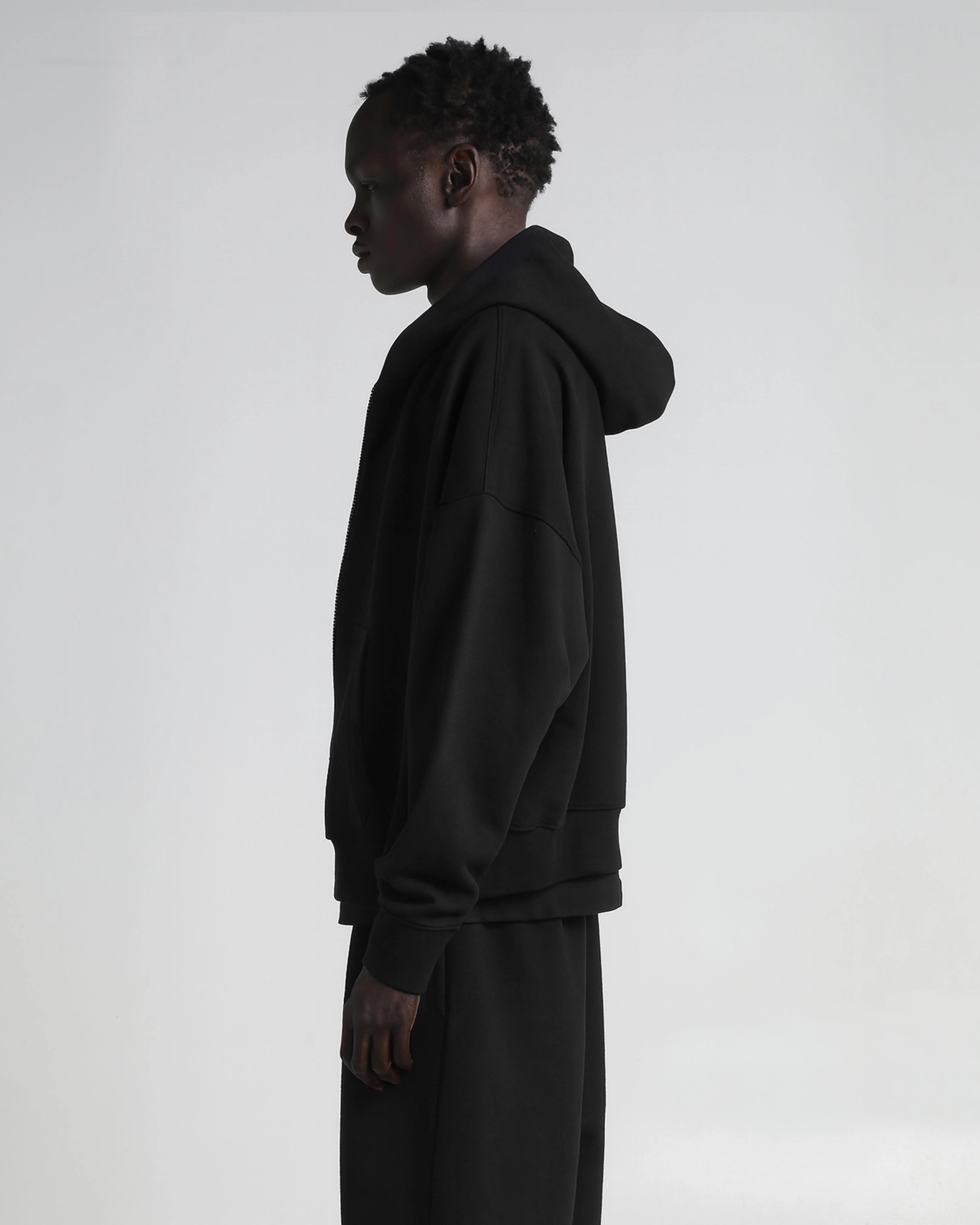 Cropped Zip Hoodie - Image 8