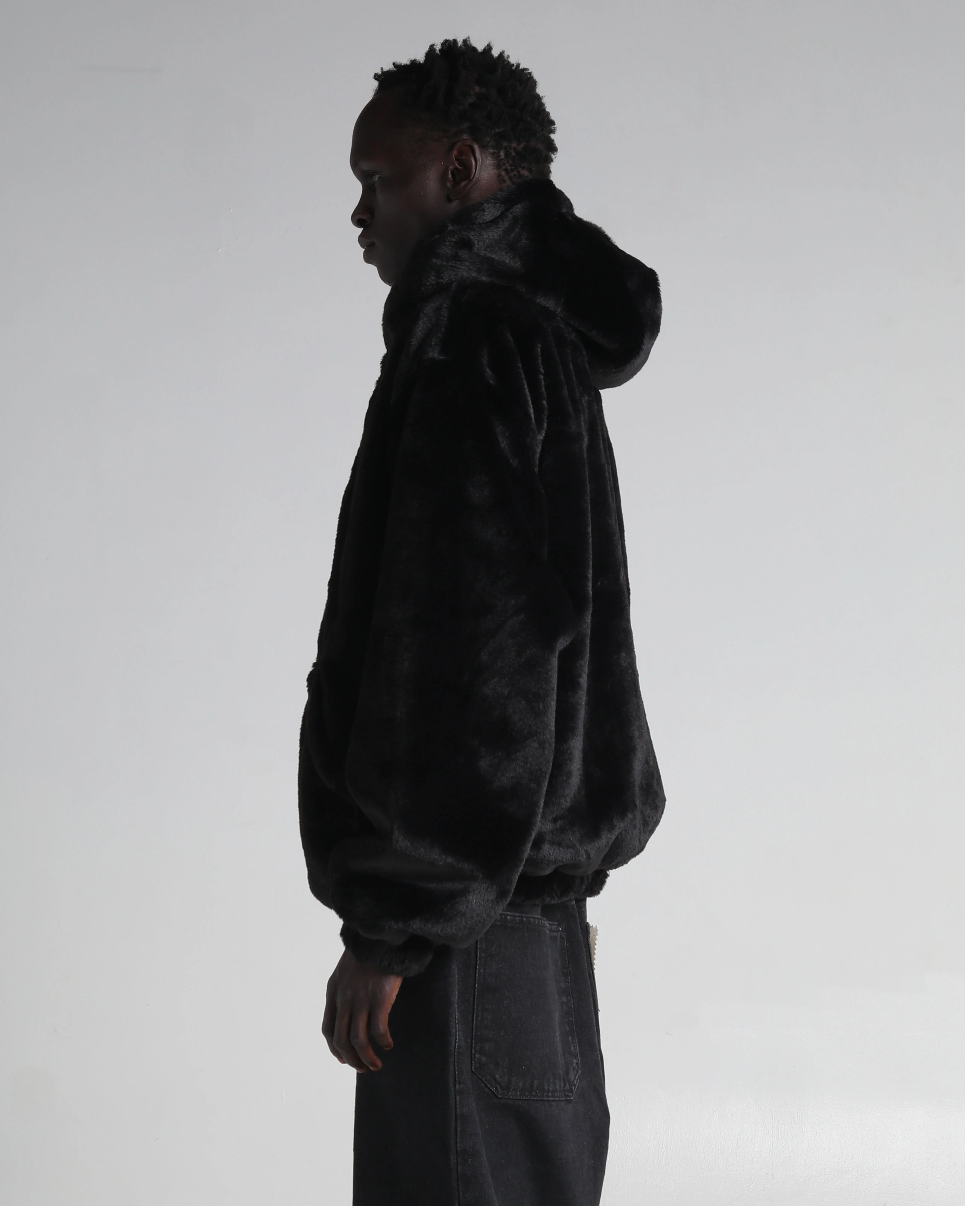 Faux Fur Hooded Zip-Up - Image 10