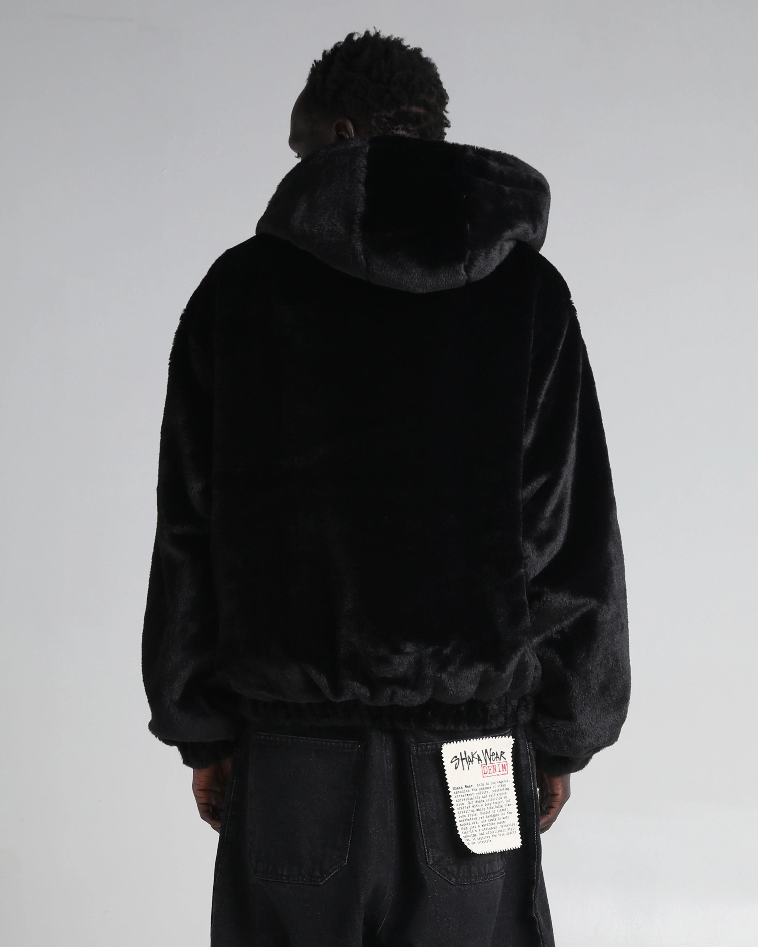 Faux Fur Hooded Zip-Up - Image 8