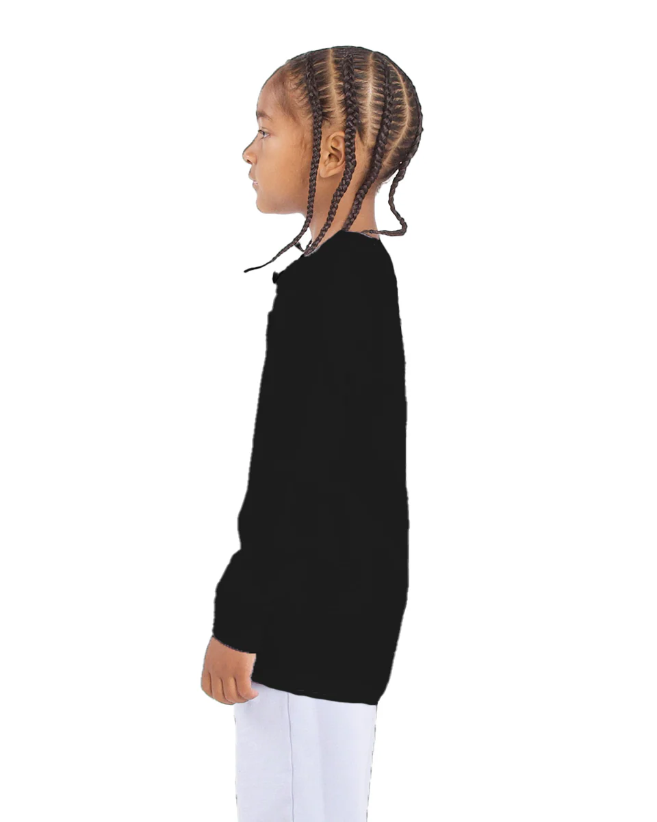 6.0 oz Kids' Crew Long Sleeve - Image 3