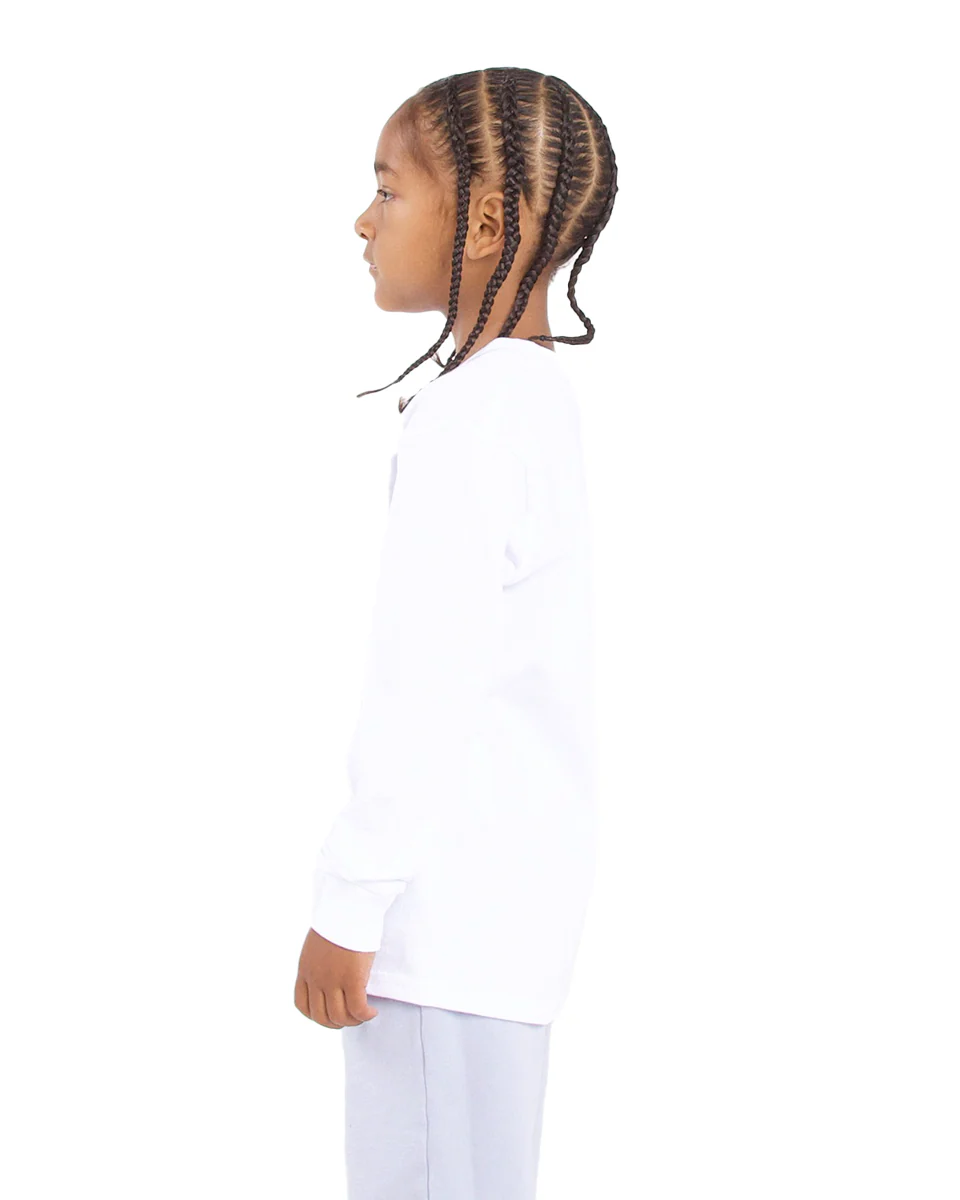 6.0 oz Kids' Crew Long Sleeve - Image 6