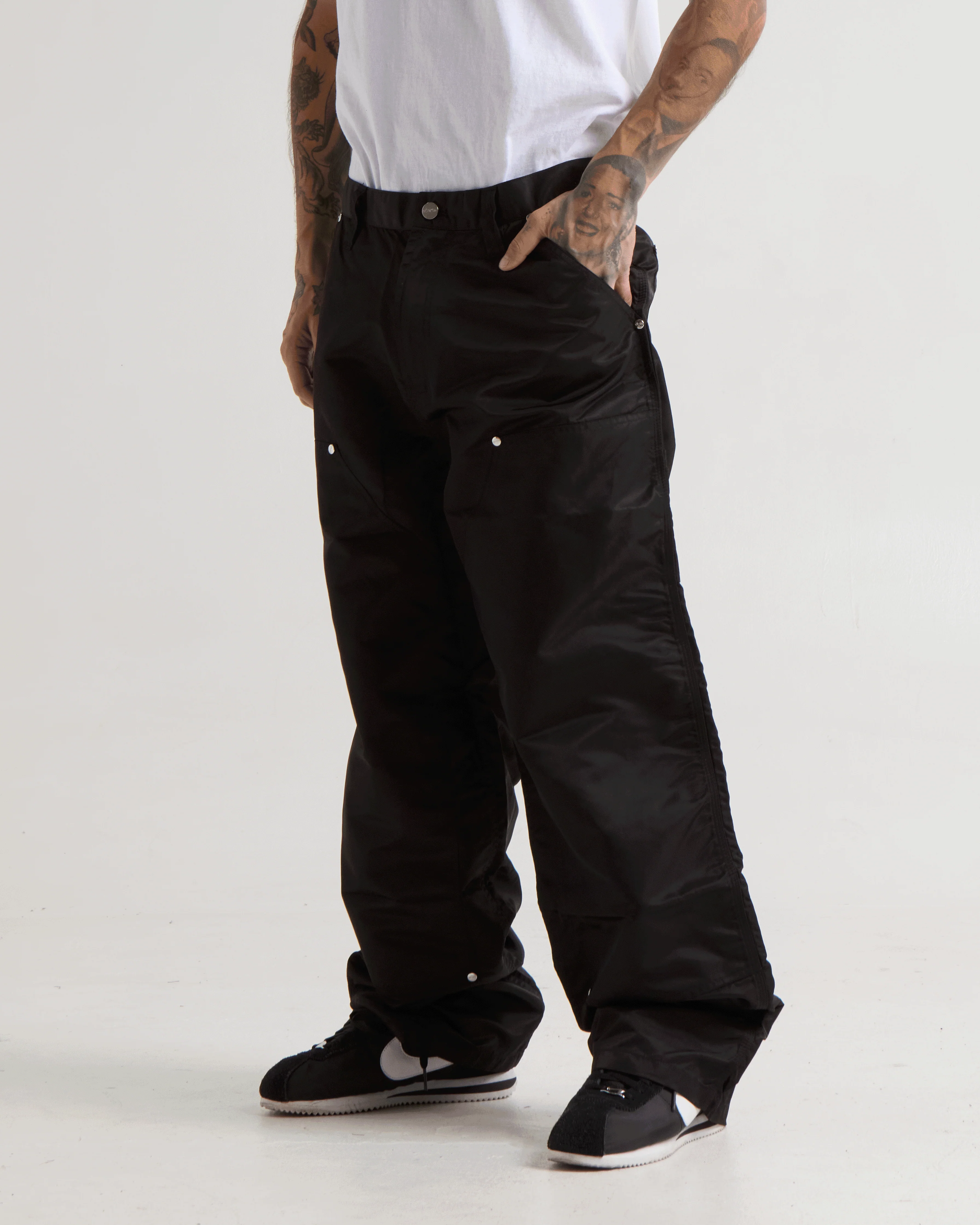 Double Knee Nylon Pants - Image 4