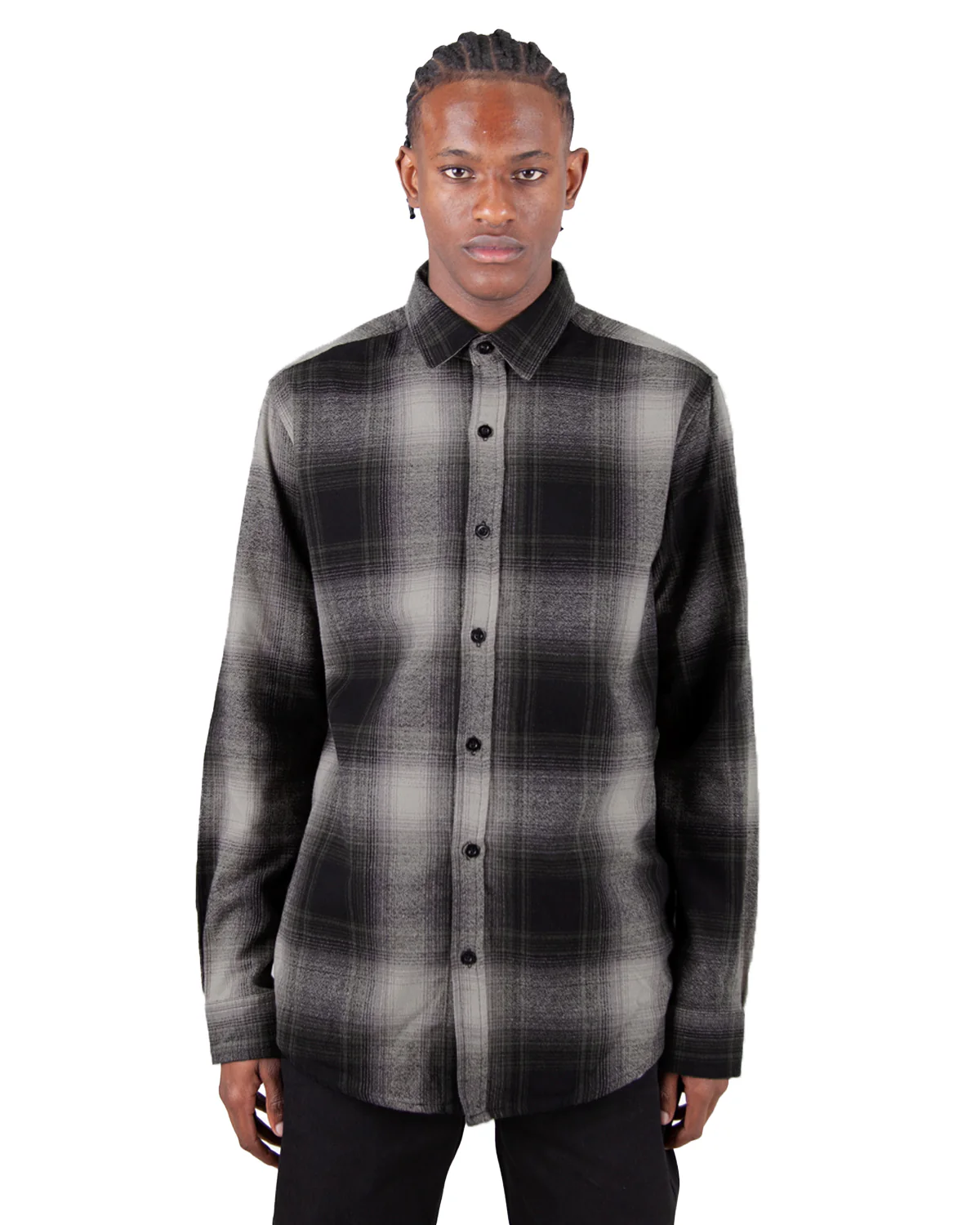 Plaid Flannel Overshirt - Image 10