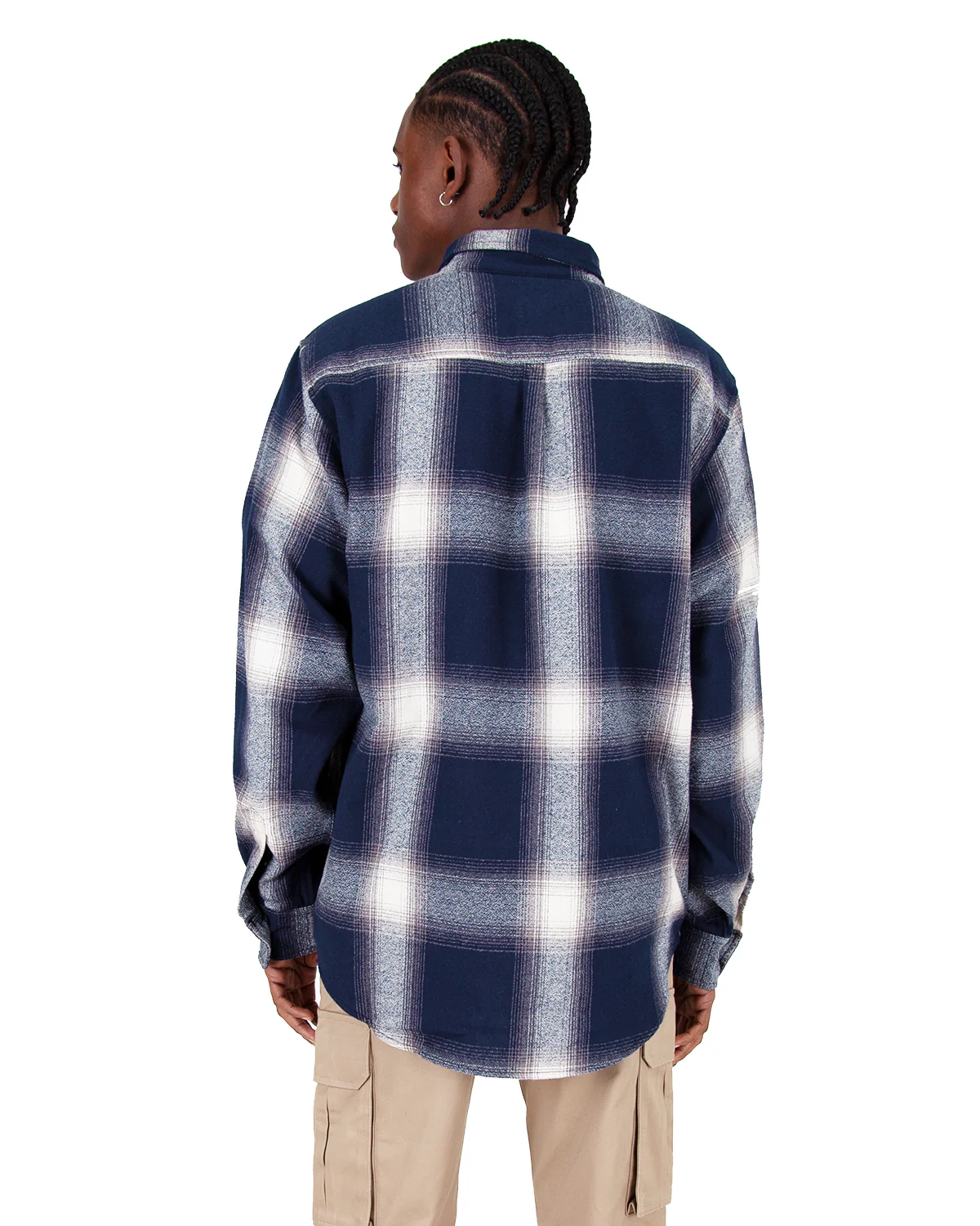Plaid Flannel Overshirt - Image 14