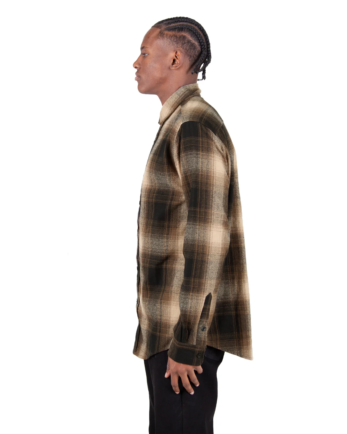 Plaid Flannel Overshirt - Image 3