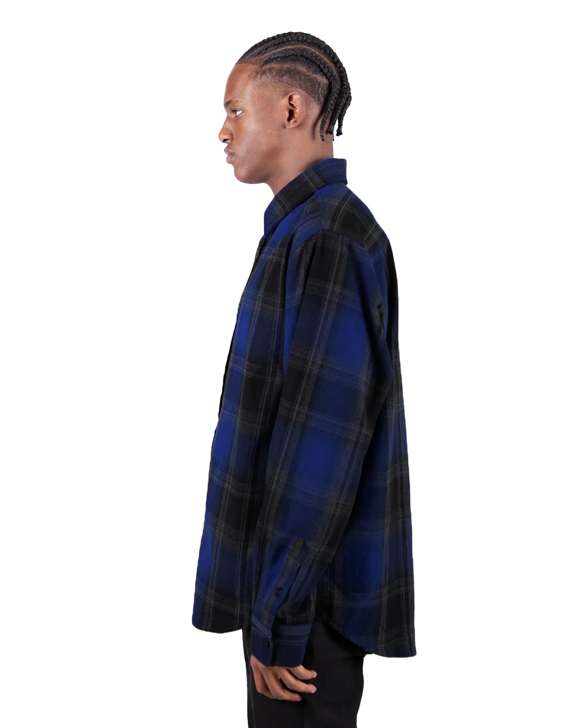 Plaid Flannel Overshirt - Image 9