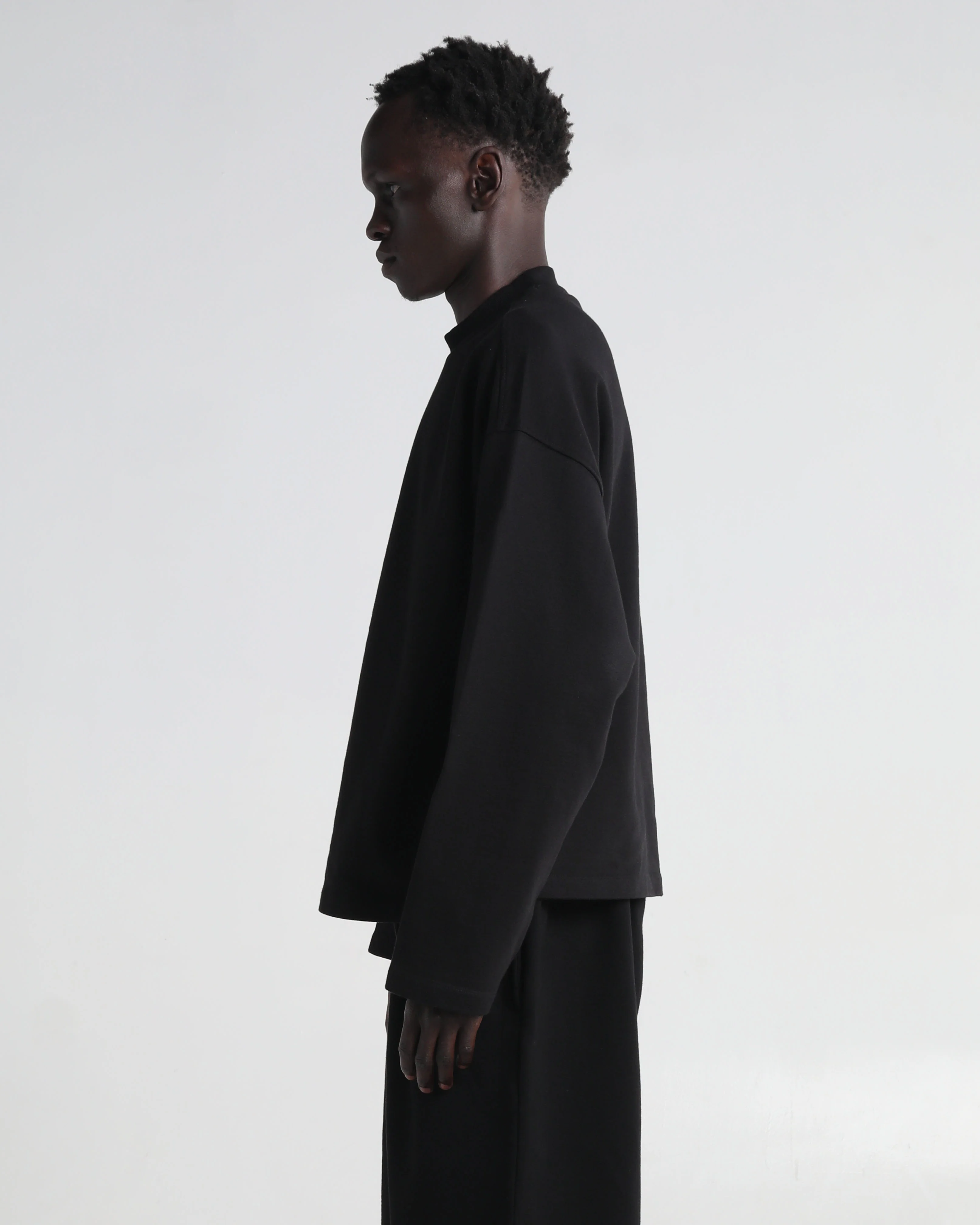 Terry Garment Dye Long Sleeve - Image 4